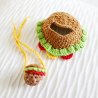🍔Burger Buddy Crochet Doll Outfit Set 🍔🎒