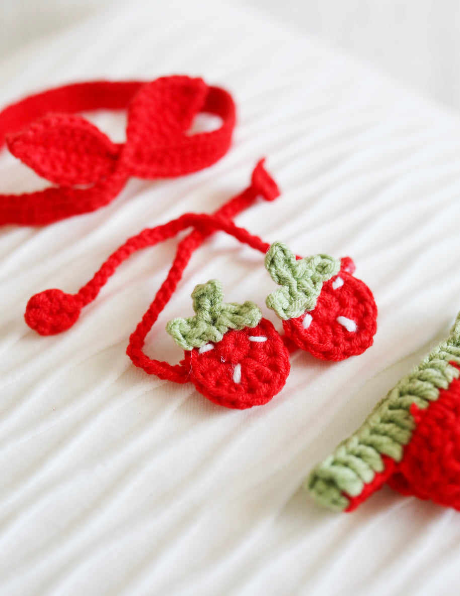 Berry Sweet Crochet Doll Bikini Set 🍓👙💕