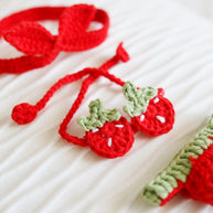 Berry Sweet Crochet Doll Bikini Set 🍓👙💕