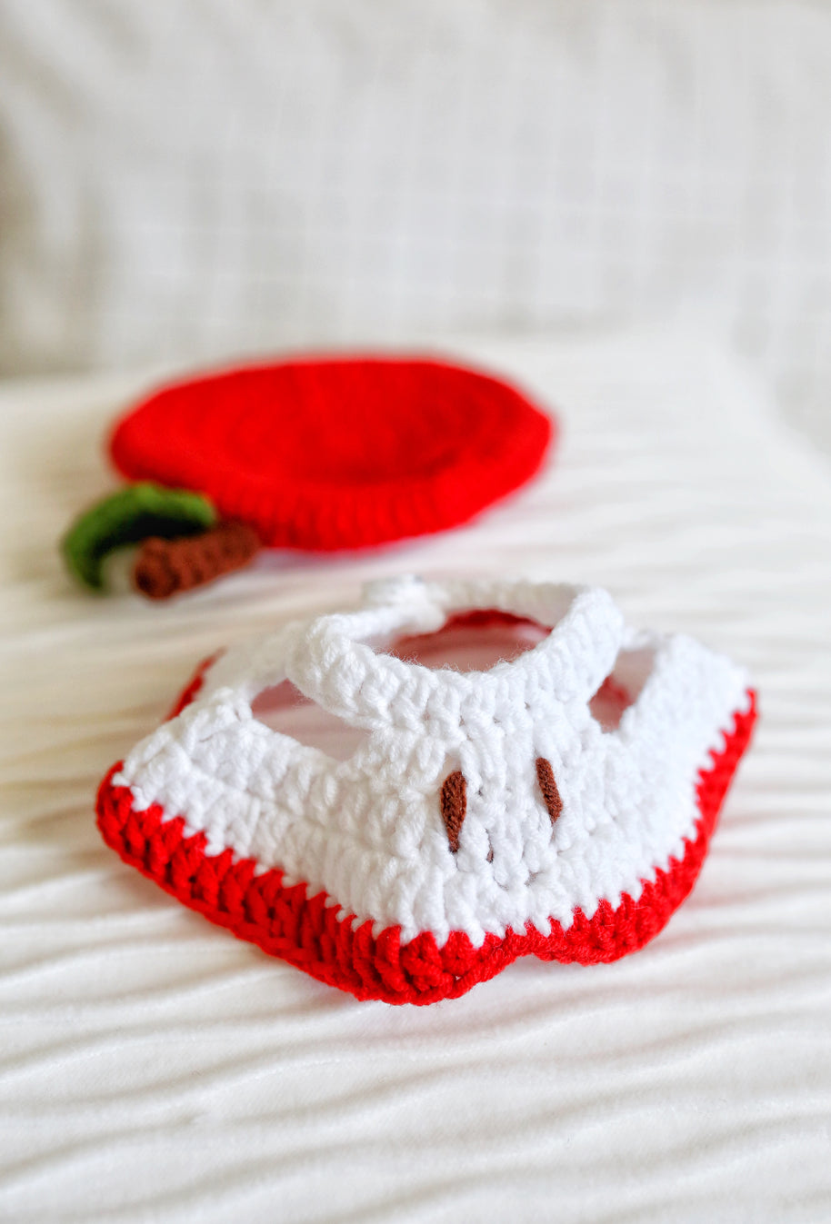 Apple Delight Crochet Doll Outfit Set 🍎✨