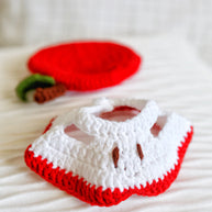 Apple Delight Crochet Doll Outfit Set 🍎✨
