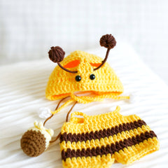 Buzzy Bee Crochet Doll Outfit Set 🐝🌼🍯