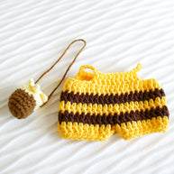 Buzzy Bee Crochet Doll Outfit Set 🐝🌼🍯