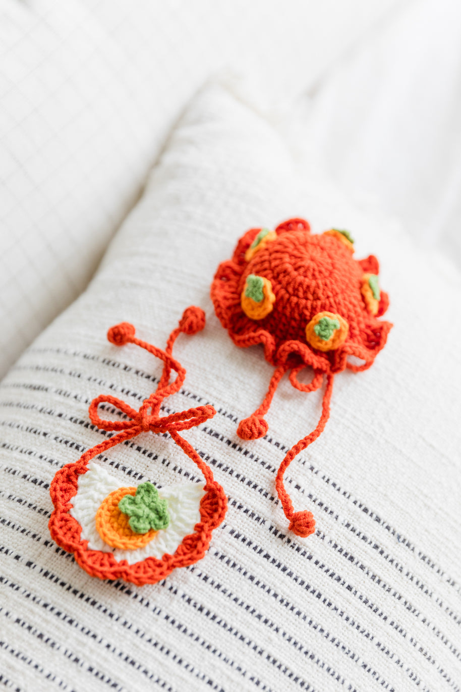 Citrus Party Crochet Doll Outfit Set 🍊🎀
