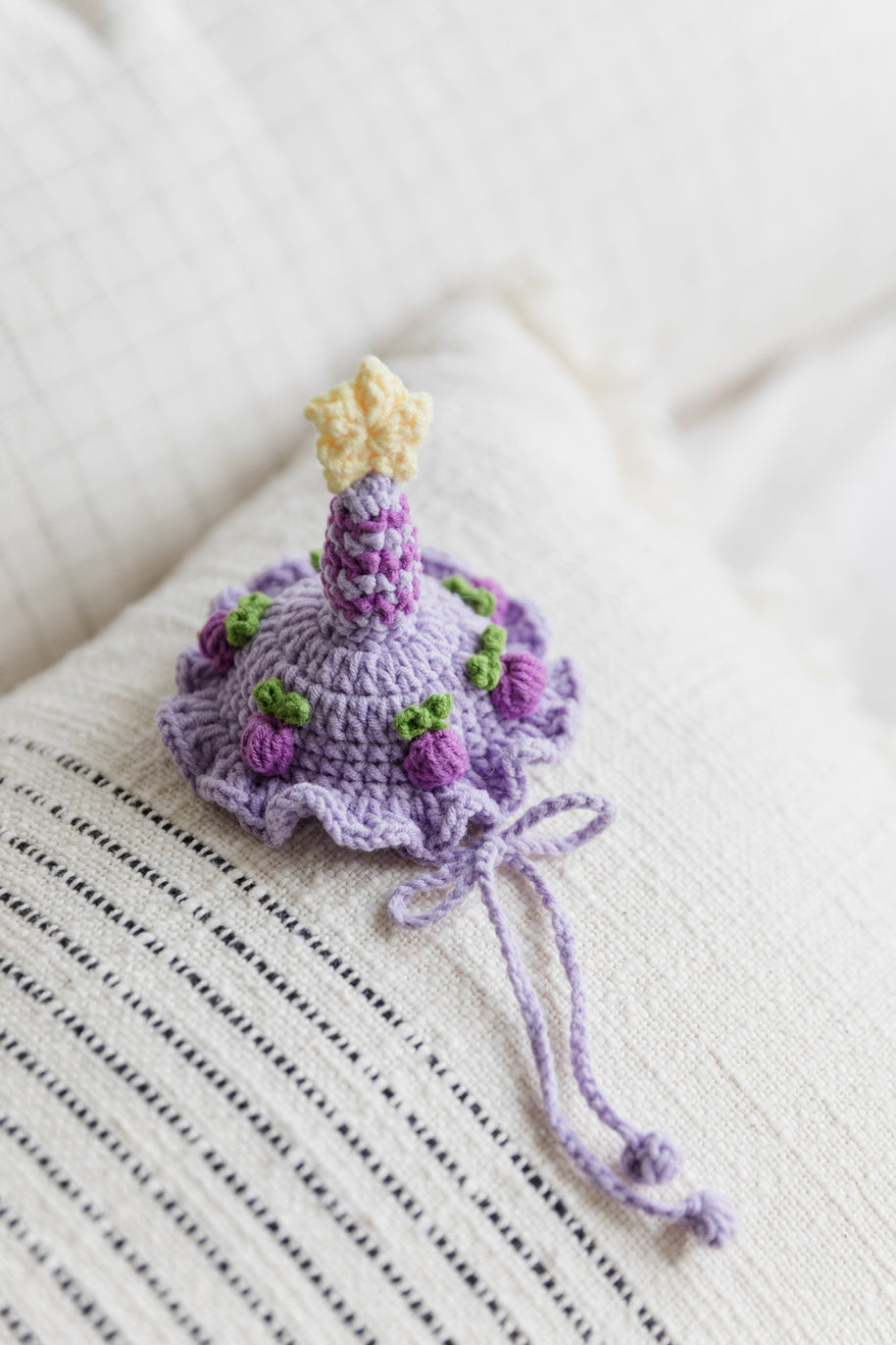 Grape Party Crochet Doll Outfit Set 🍇⭐