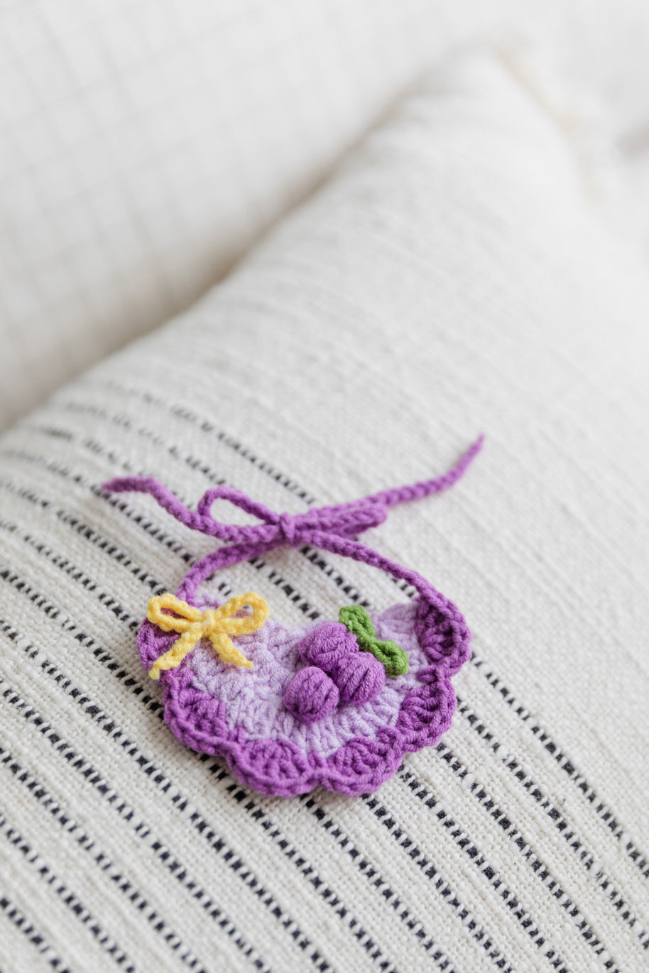 Grape Party Crochet Doll Outfit Set 🍇⭐