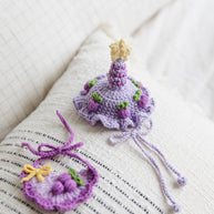 Grape Party Crochet Doll Outfit Set 🍇⭐