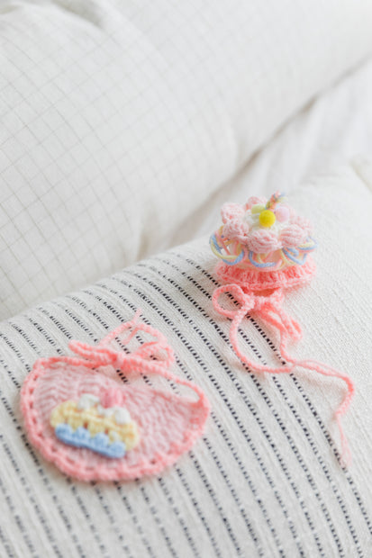 Strawberry Shortcake Birthday Crochet Doll Outfit 🍓🎀🎂