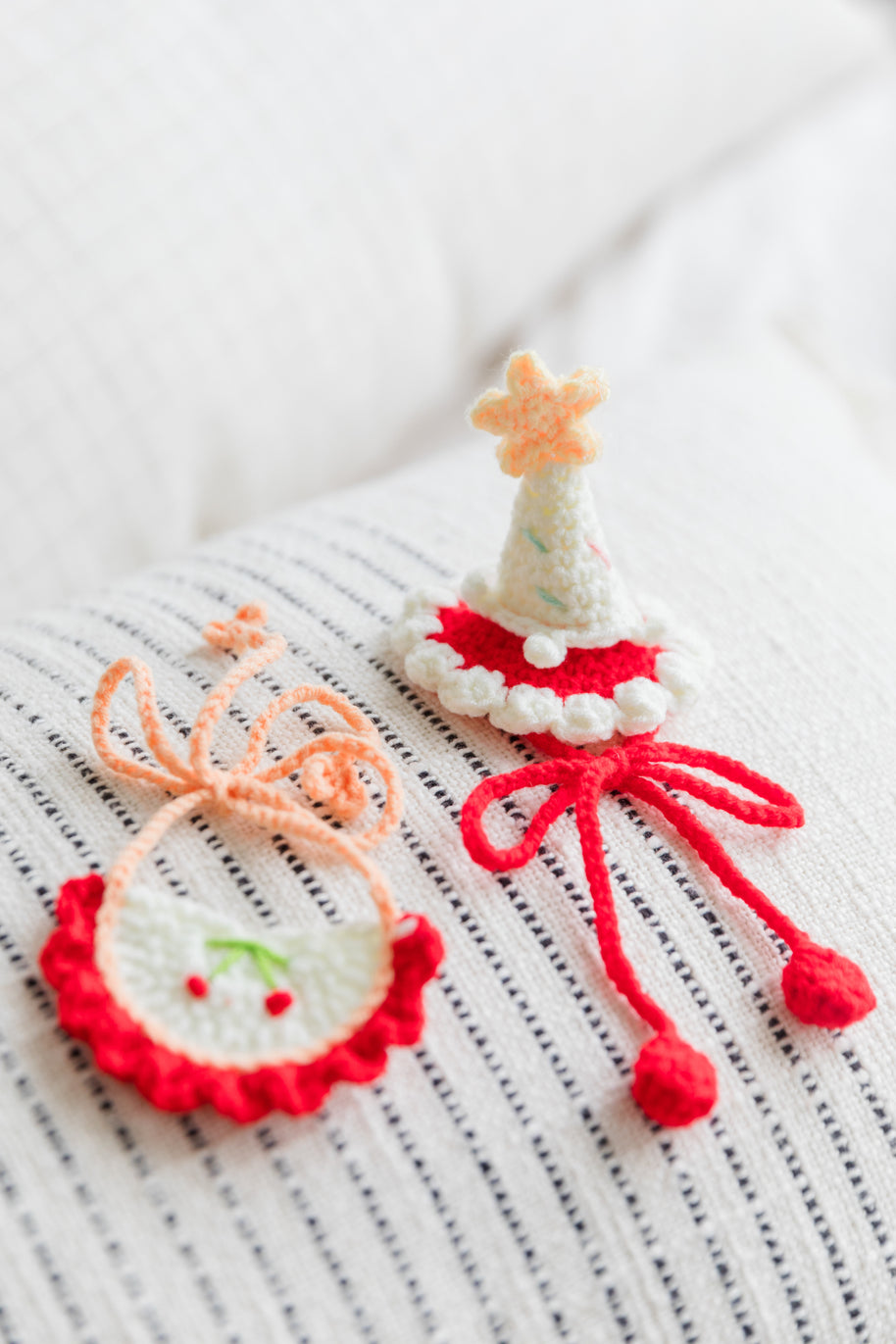 Cherry Birthday Crochet Doll Outfit 🍒🎉