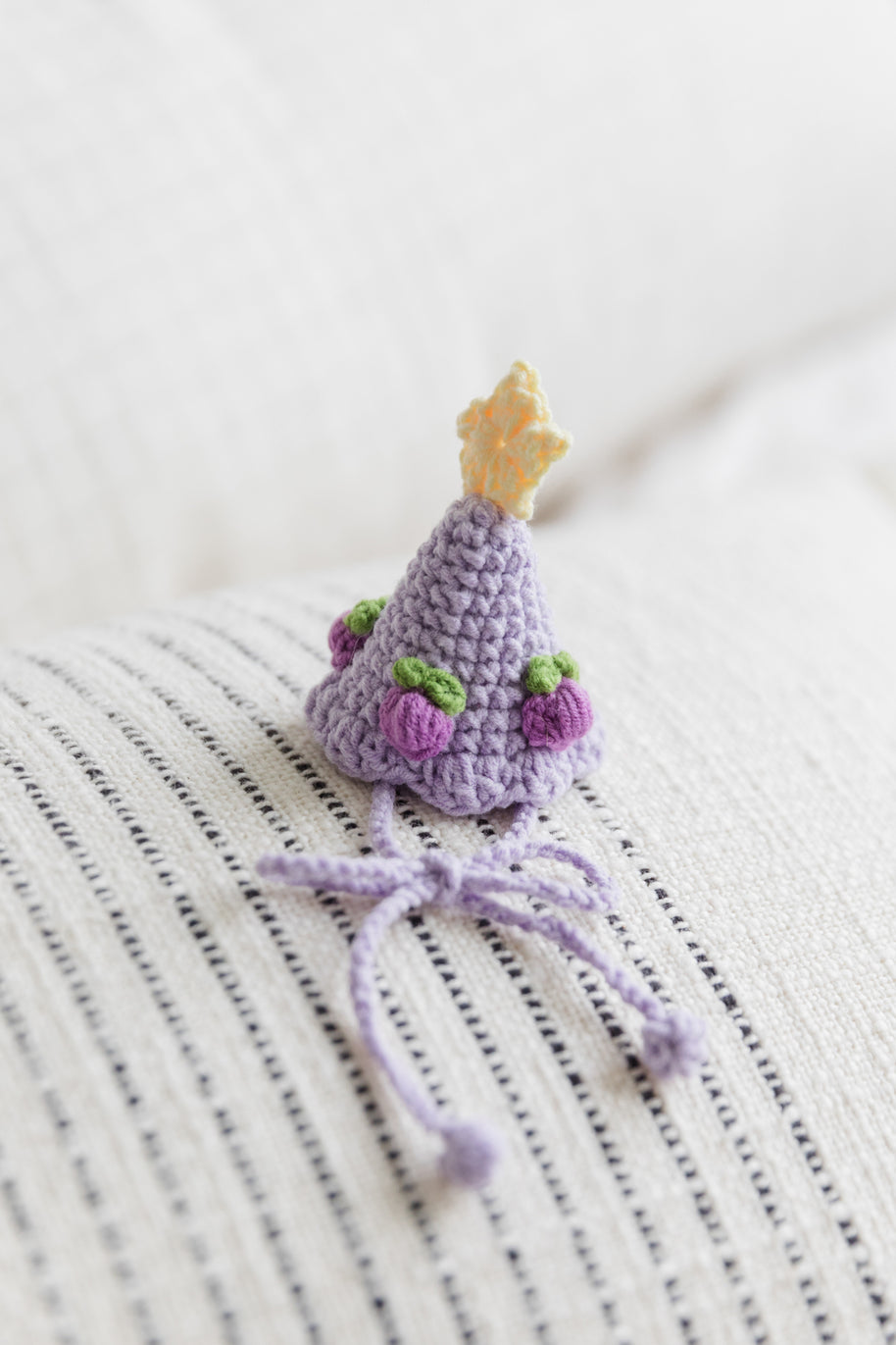Starry Grape Birthday Crochet Doll Outfit 🍇⭐