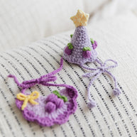 Starry Grape Birthday Crochet Doll Outfit 🍇⭐