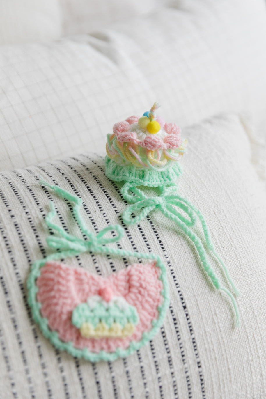 Mint Cupcake Celebration Doll Outfit Set 🧁🌿