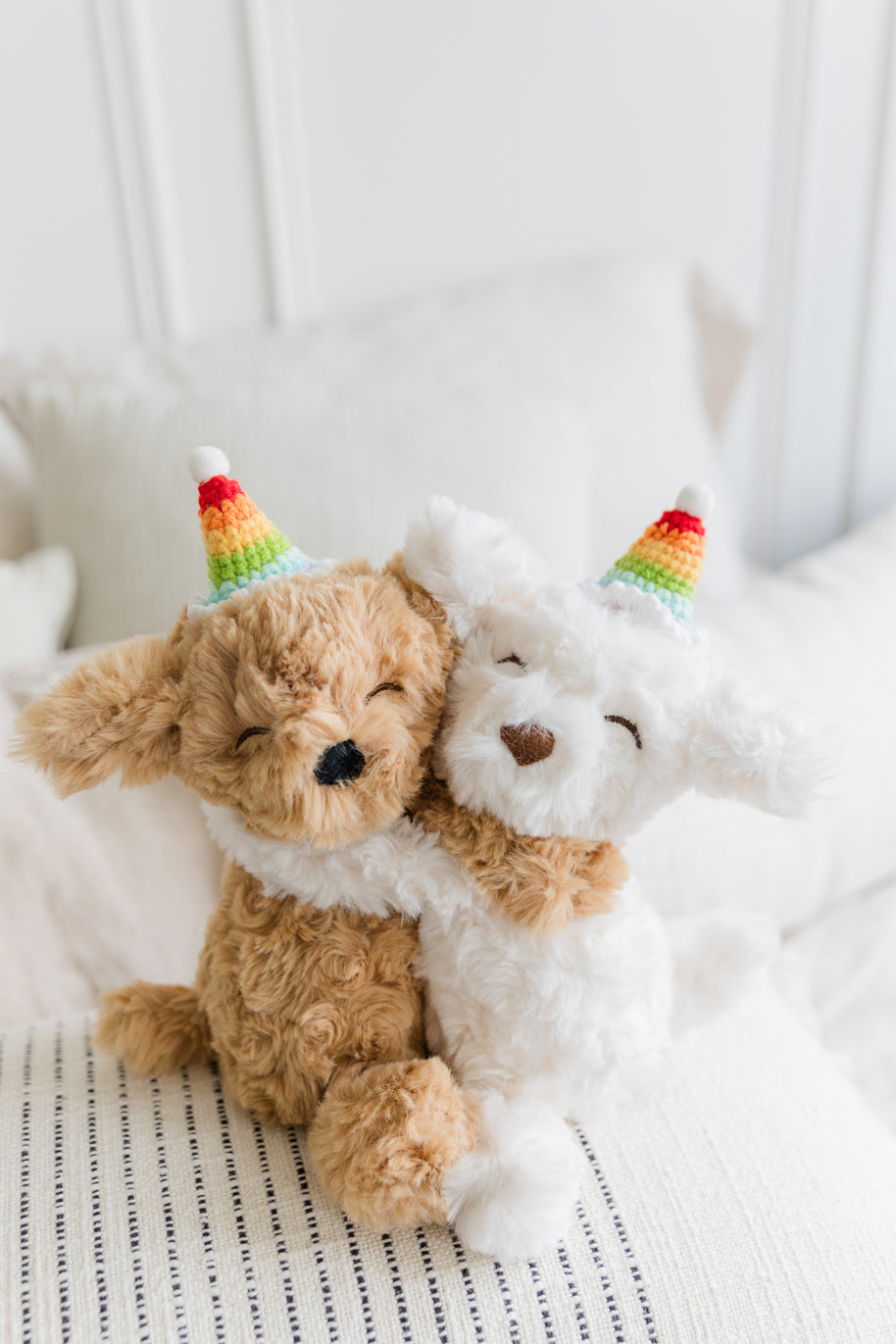 Rainbow Party Hat Crochet Doll Hat🌈🎉✨