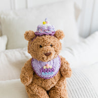 Pastel Birthday Cake Crochet Doll Outfit 🎂💜🍭